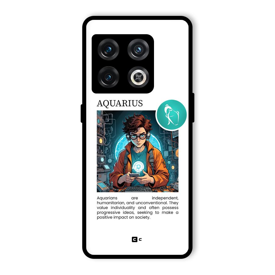 Admire Aquarius Glass Back Case for OnePlus 10 Pro 5G