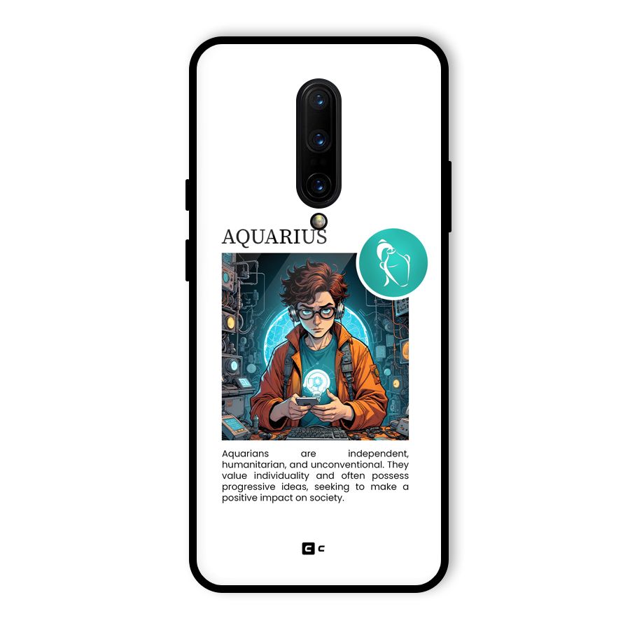 Admire Aquarius Glass Back Case for OnePlus 7 Pro