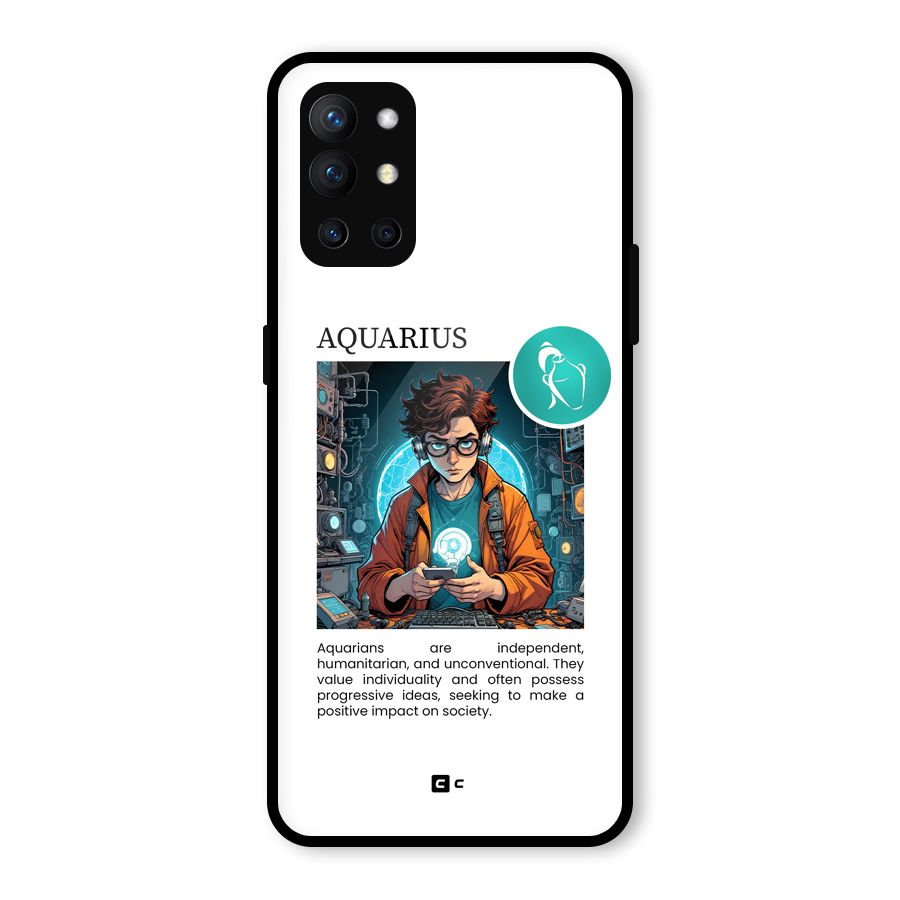 Admire Aquarius Glass Back Case for OnePlus 9R