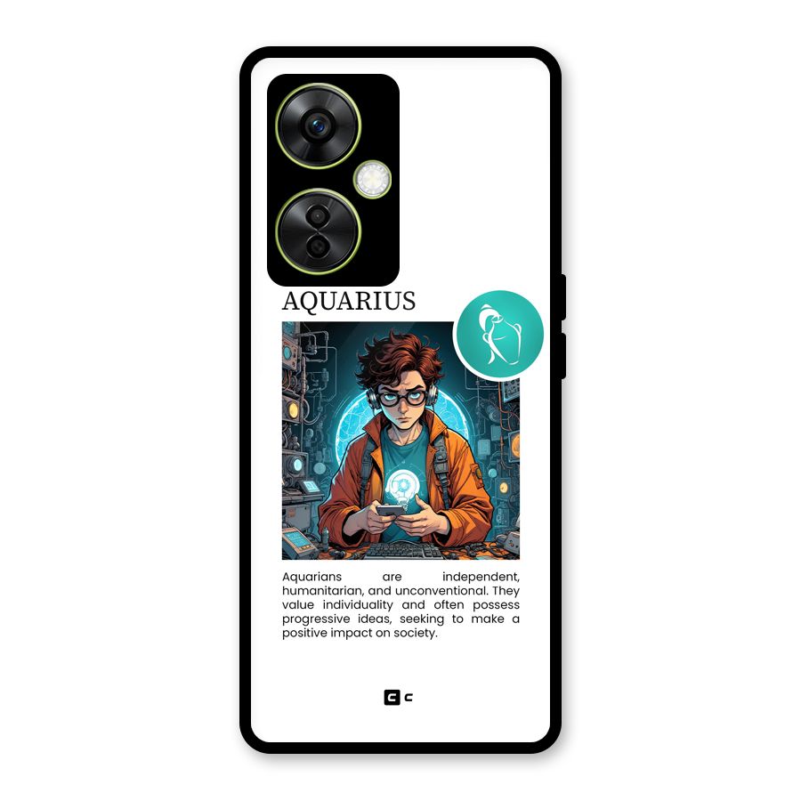 Admire Aquarius Glass Back Case for OnePlus Nord CE 3 Lite
