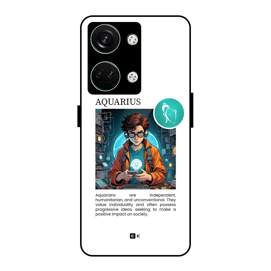 Admire Aquarius Glass Back Case for Oneplus Nord 3
