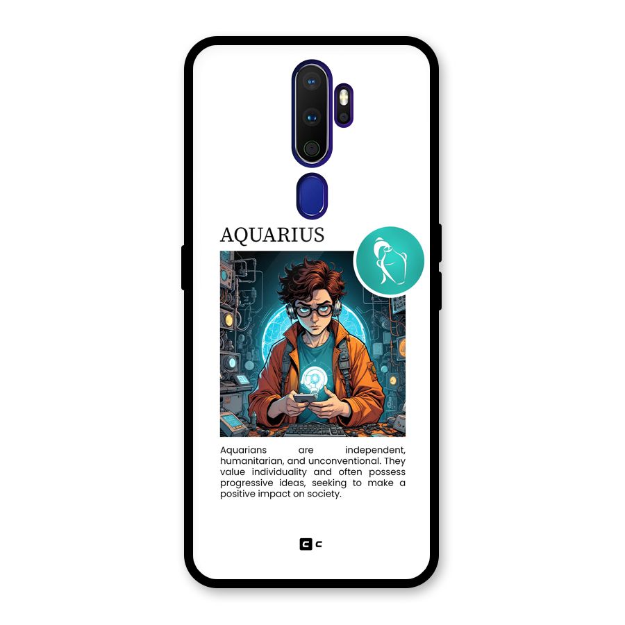 Admire Aquarius Glass Back Case for Oppo A9 (2020)