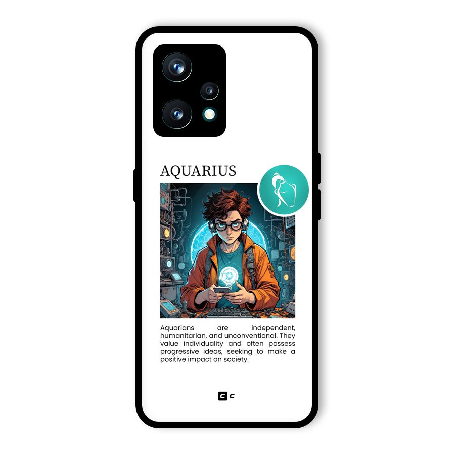 Admire Aquarius Glass Back Case for Realme 9 Pro Plus 5G