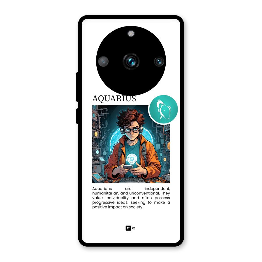 Admire Aquarius Glass Back Case for Realme Narzo 60 Pro