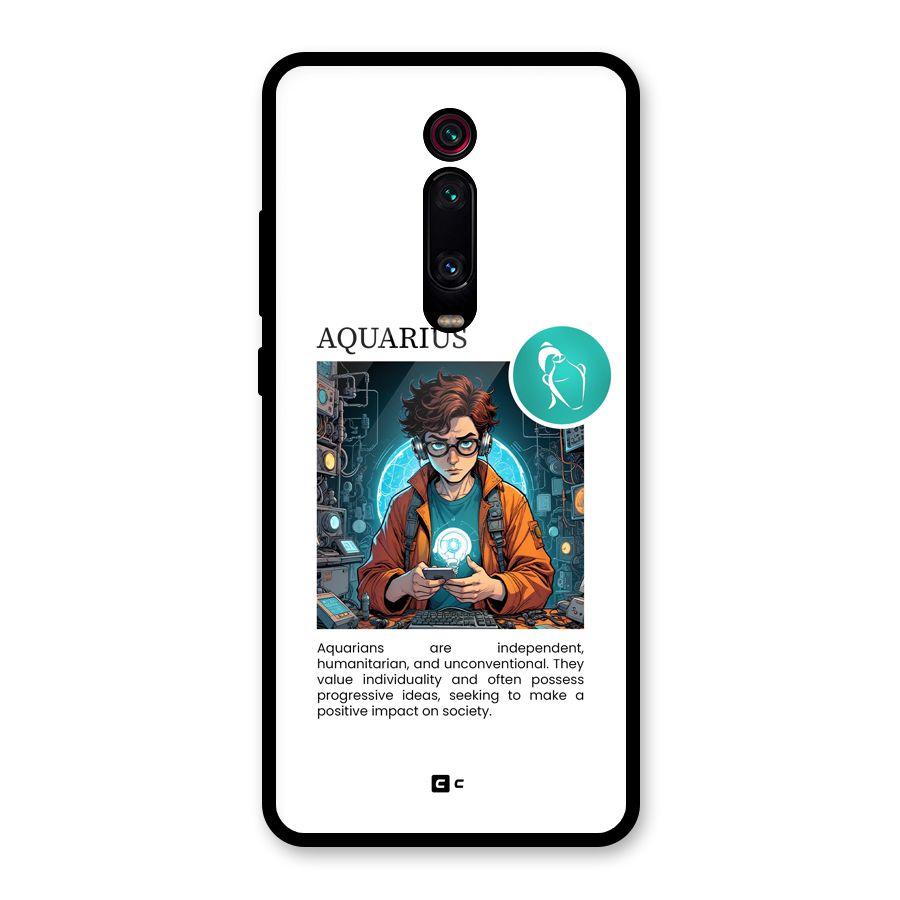 Admire Aquarius Glass Back Case for Redmi K20 Pro