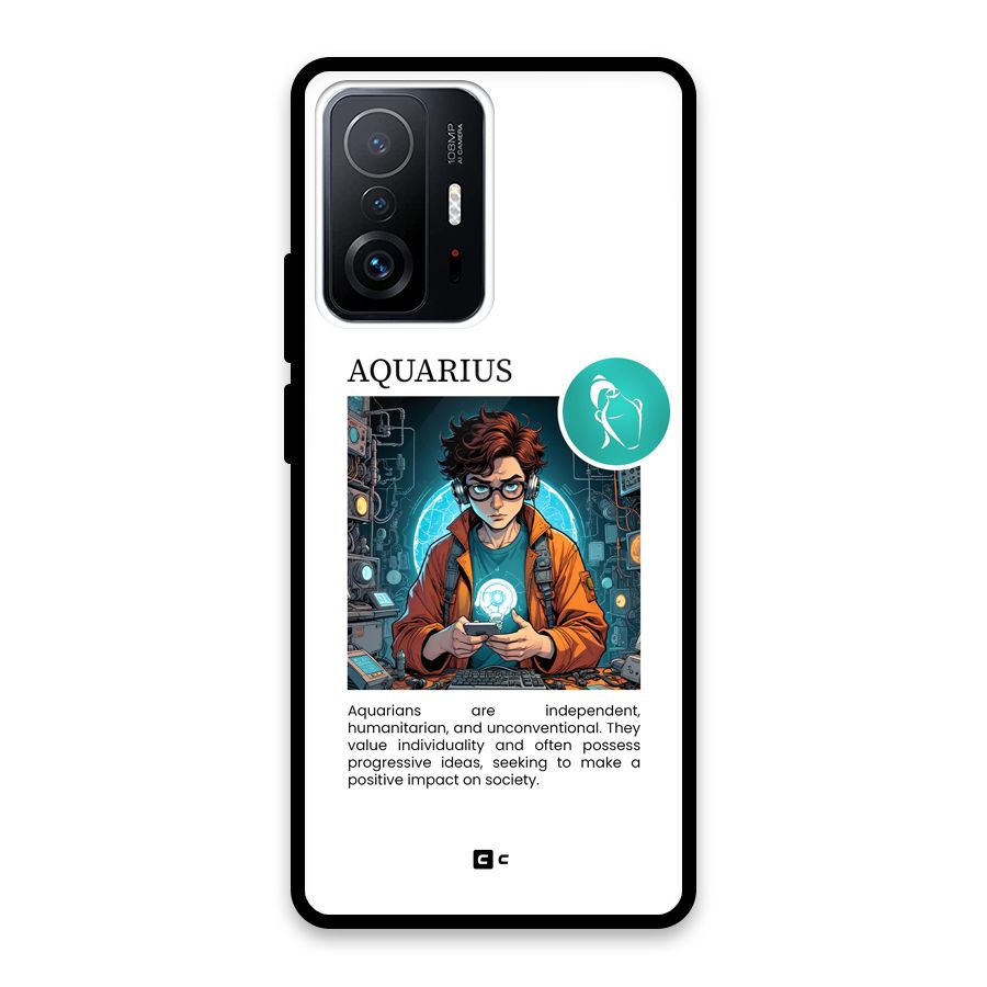 Admire Aquarius Glass Back Case for Xiaomi 11T Pro