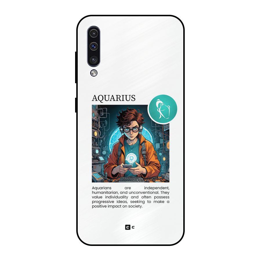 Admire Aquarius Metal Back Case for Galaxy A50
