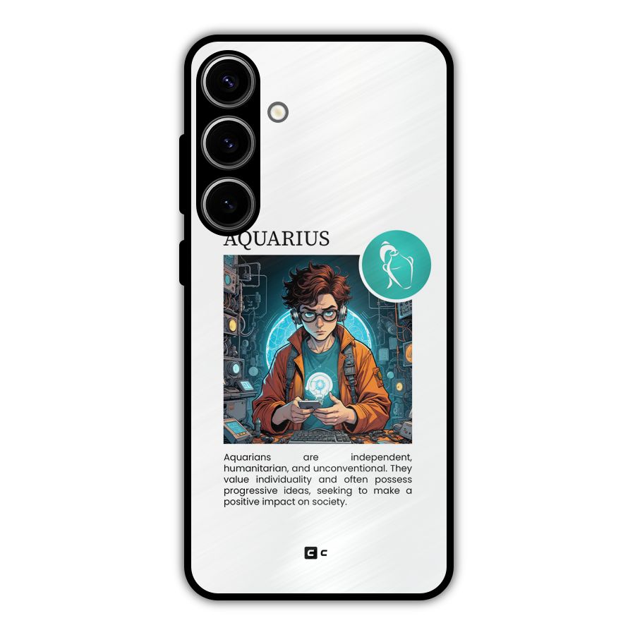 Admire Aquarius Metal Back Case for Galaxy S24 Plus