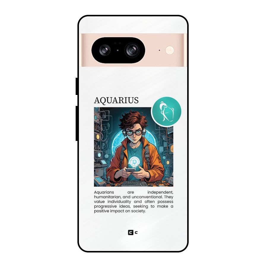 Admire Aquarius Metal Back Case for Google Pixel 8