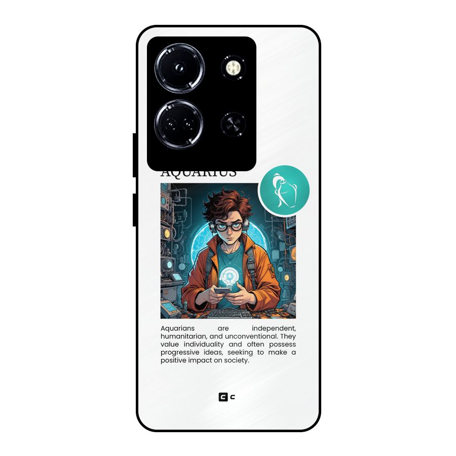 Admire Aquarius Metal Back Case for Infinix Note 30 5G