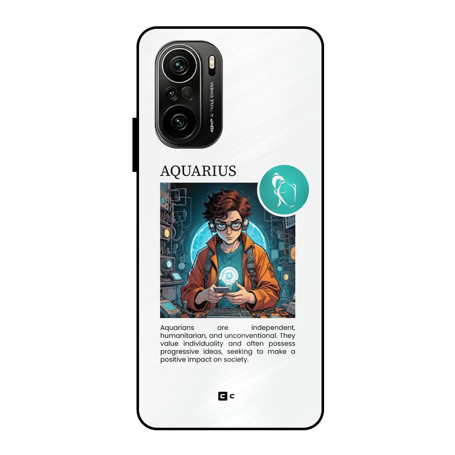 Admire Aquarius Metal Back Case for Mi 11X Pro