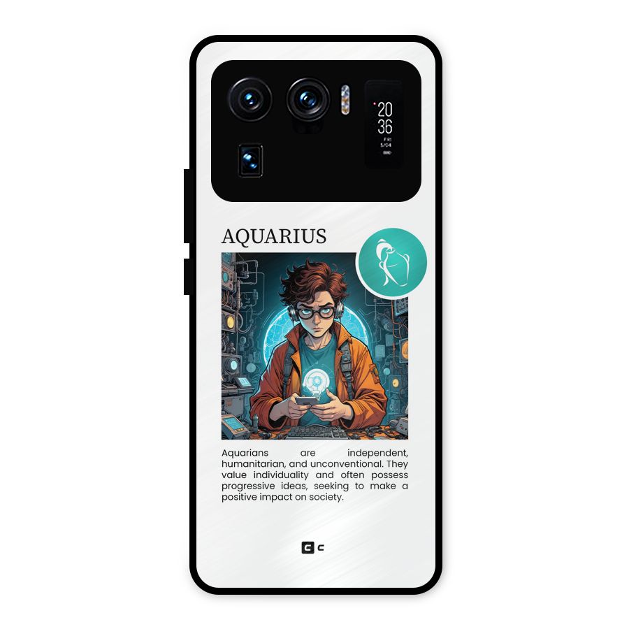 Admire Aquarius Metal Back Case for Mi 11 Ultra