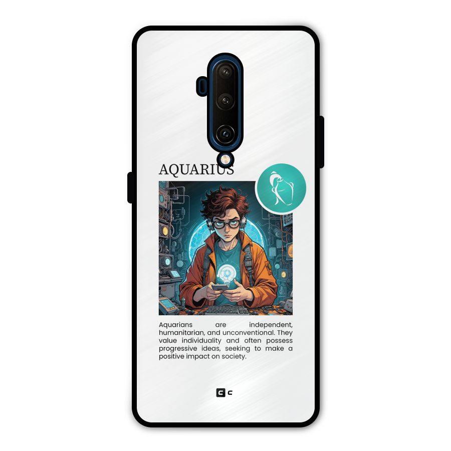 Admire Aquarius Metal Back Case for OnePlus 7T Pro