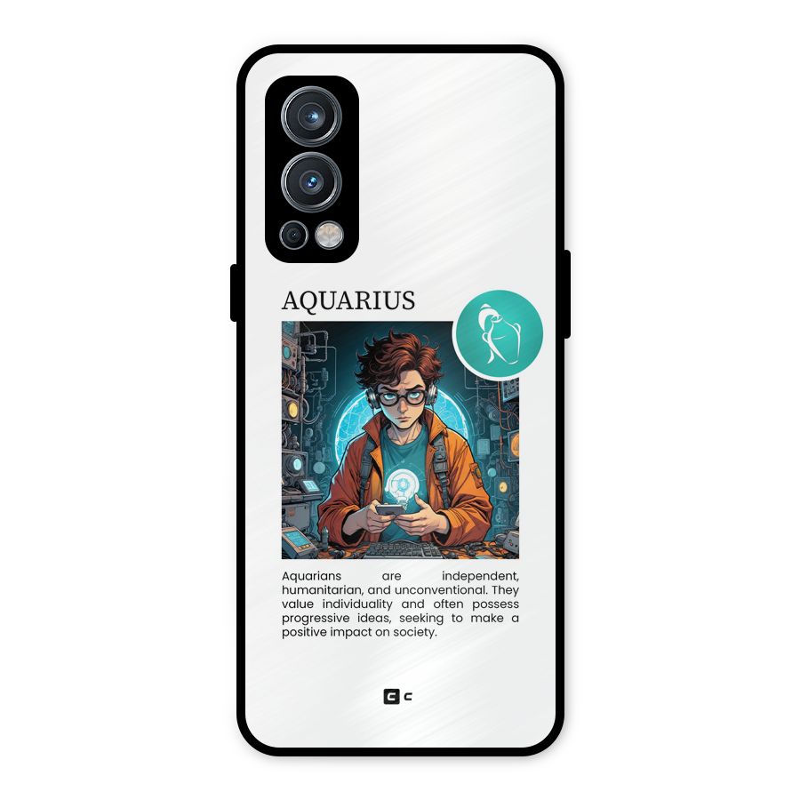 Admire Aquarius Metal Back Case for OnePlus Nord 2 5G