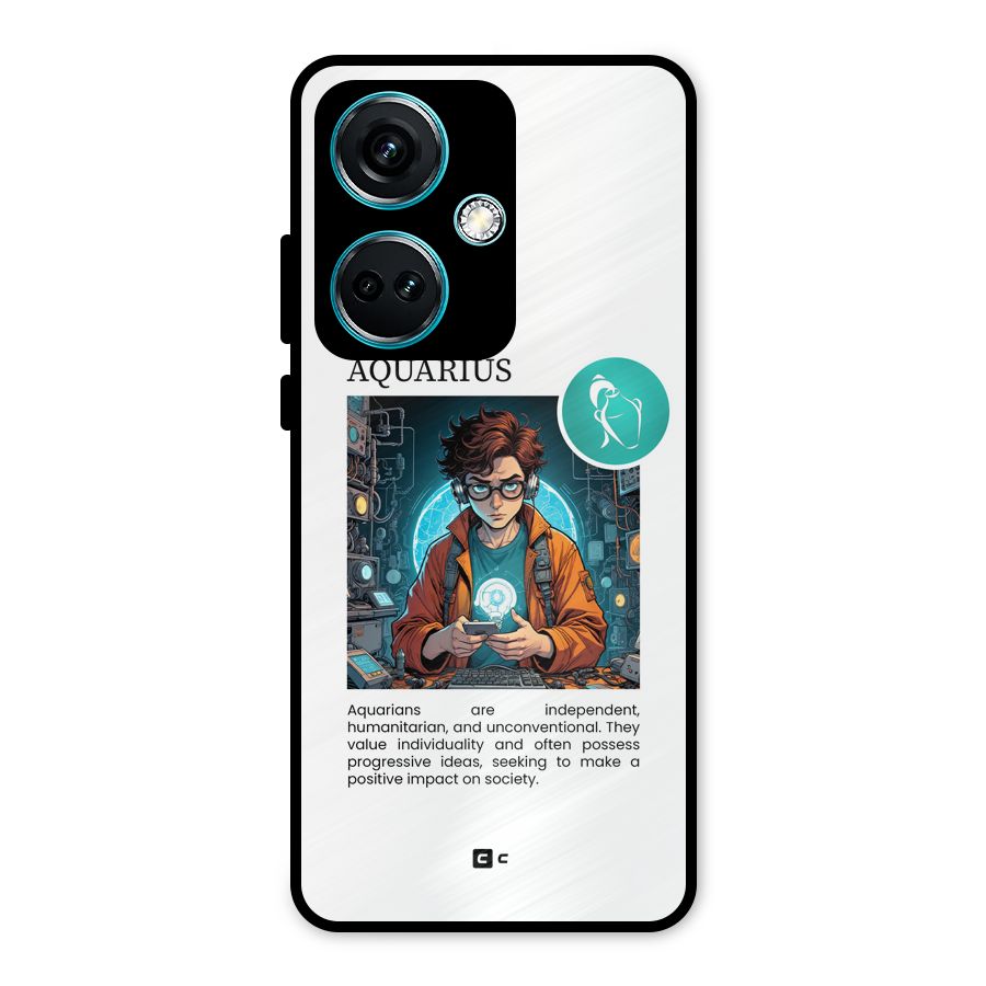 Admire Aquarius Metal Back Case for OnePlus Nord CE 3 5G