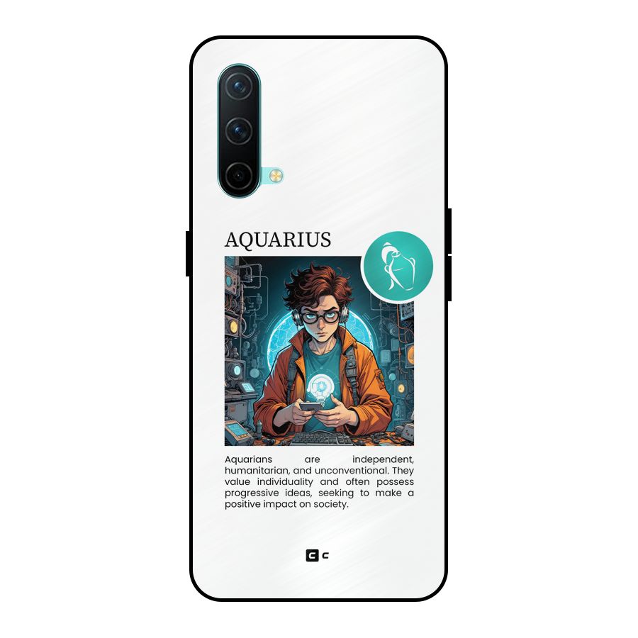 Admire Aquarius Metal Back Case for OnePlus Nord CE 5G