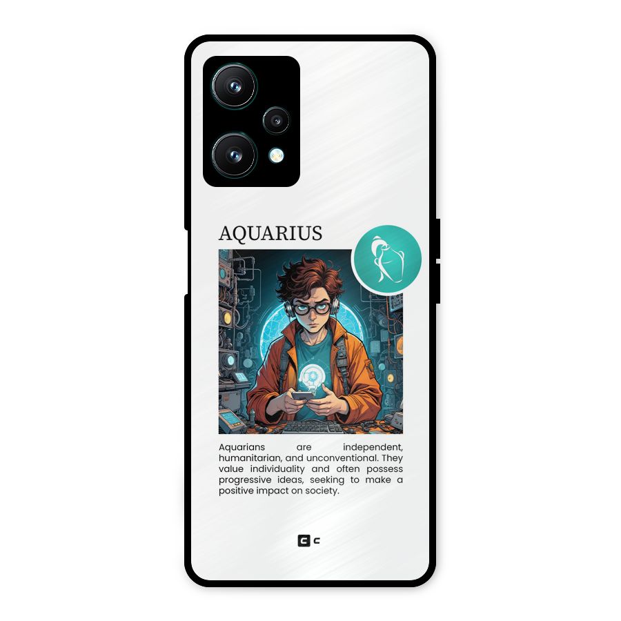 Admire Aquarius Metal Back Case for Realme 9 Pro 5G