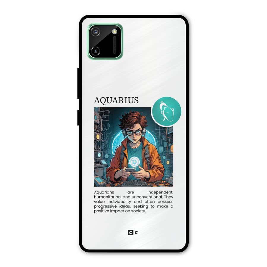Admire Aquarius Metal Back Case for Realme C11