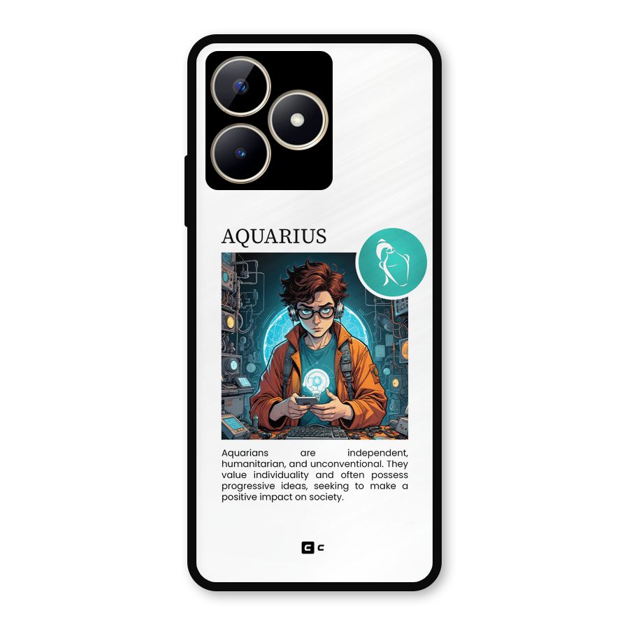 Admire Aquarius Metal Back Case for Realme C53