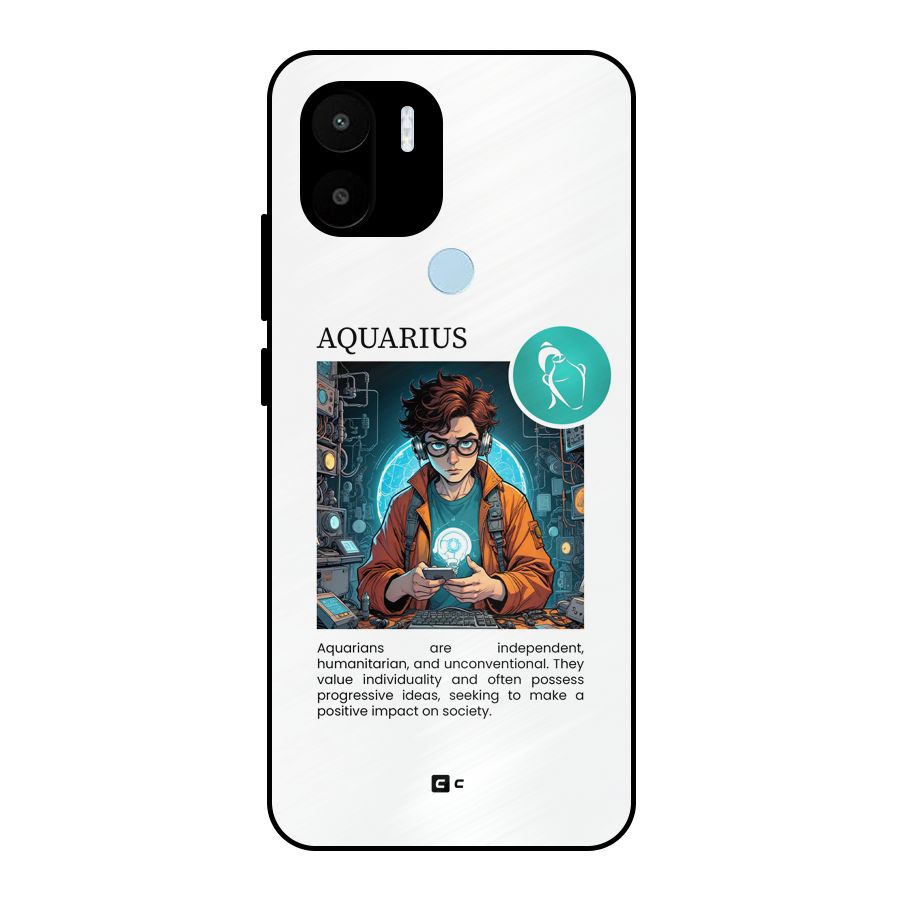Admire Aquarius Metal Back Case for Redmi A2 Plus