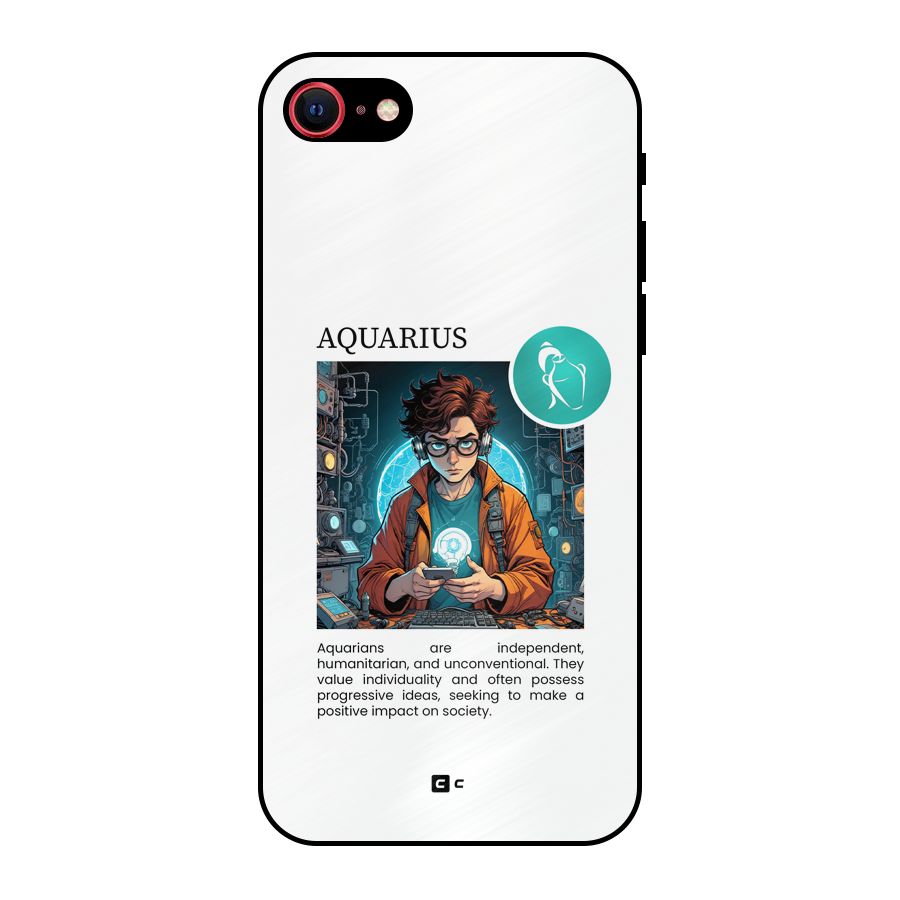 Admire Aquarius Metal Back Case for iPhone SE 2022
