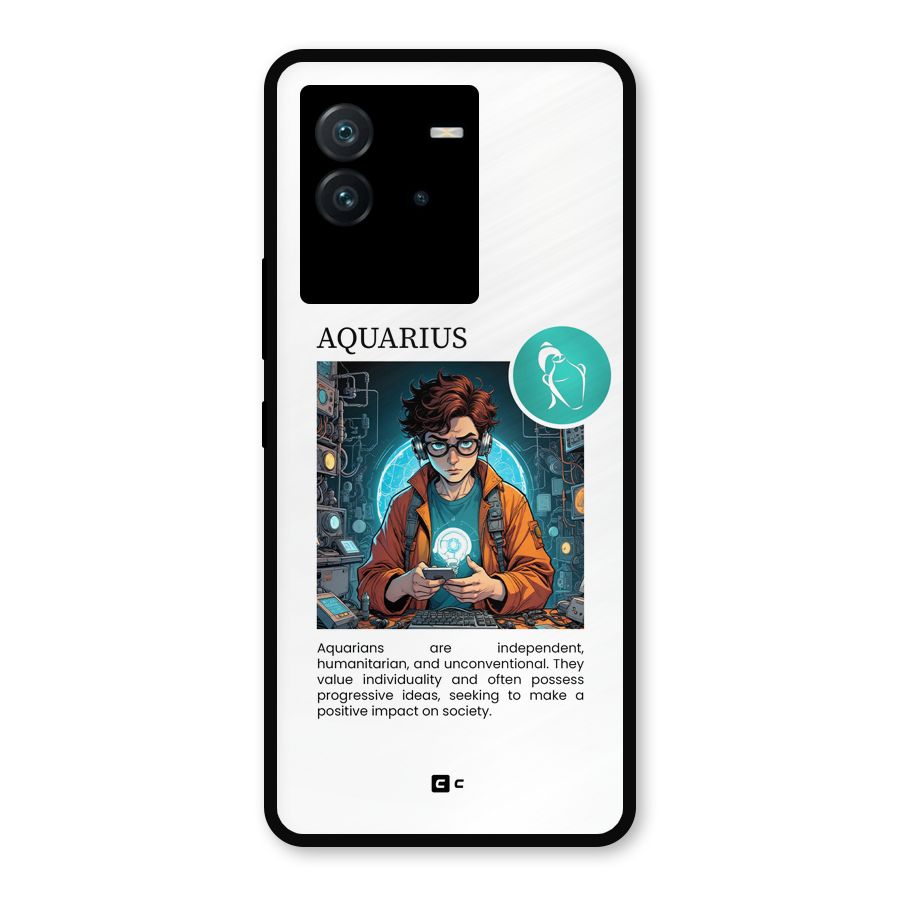 Admire Aquarius Metal Back Case for iQOO Neo 6 5G