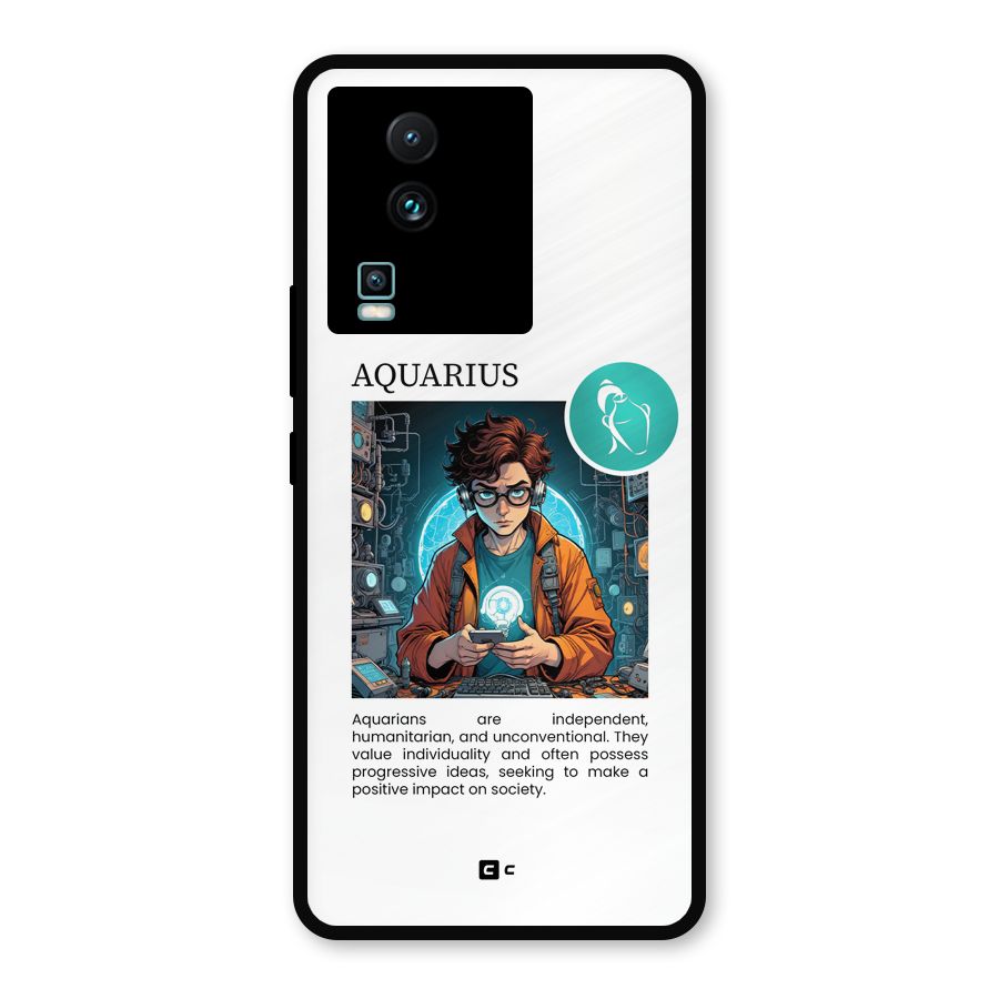 Admire Aquarius Metal Back Case for iQOO Neo 7 Pro