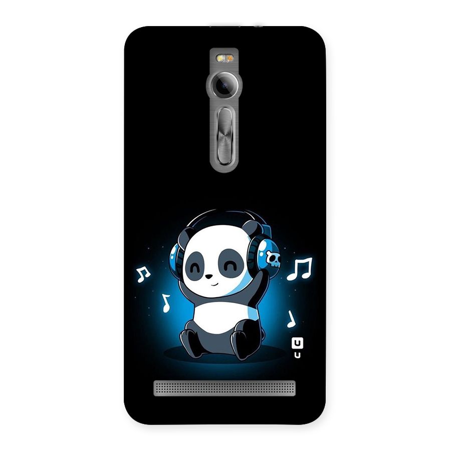 Adorable Panda Enjoying Music Back Case for Asus Zenfone 2