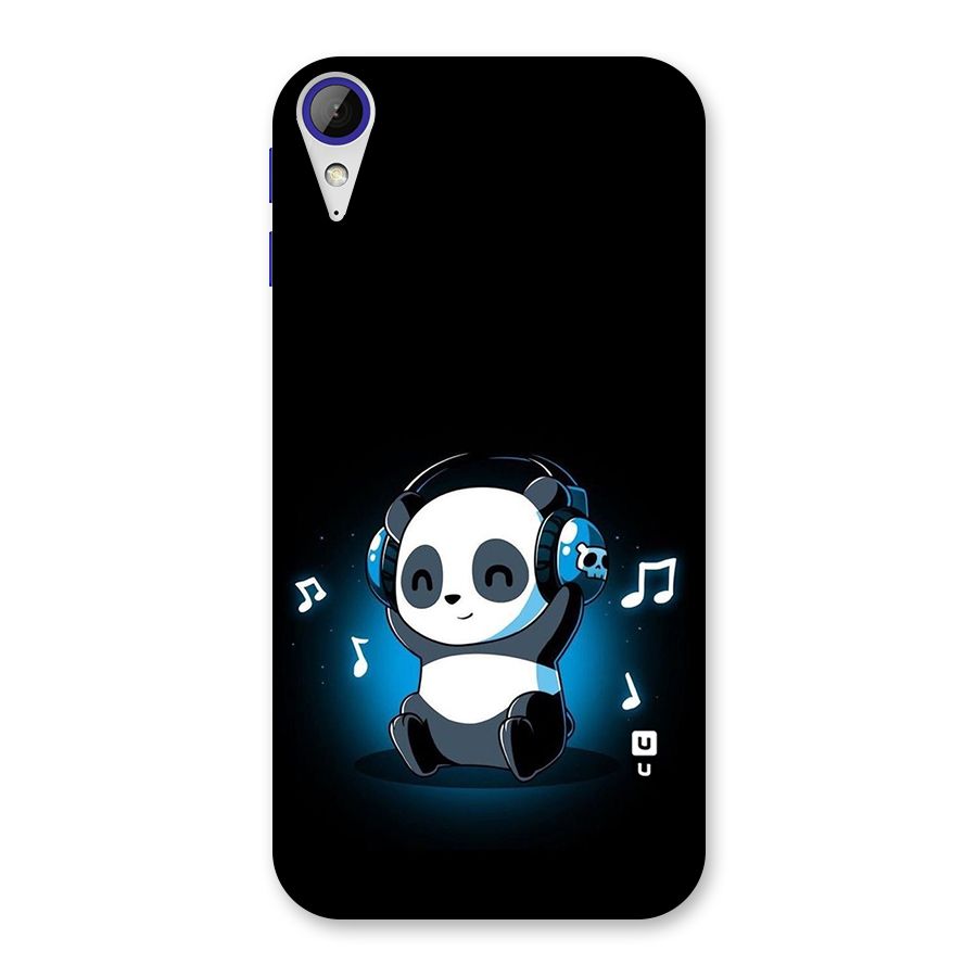 Adorable Panda Enjoying Music Back Case for Desire 830