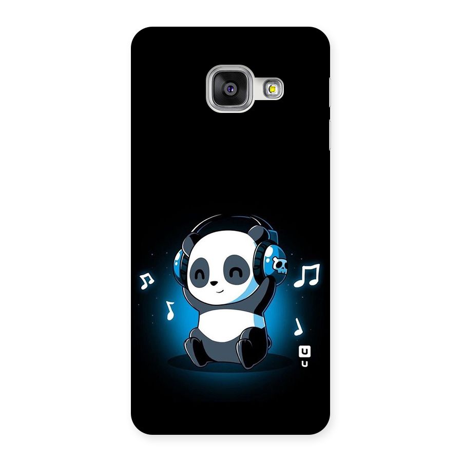 Adorable Panda Enjoying Music Back Case for Galaxy A3 2016