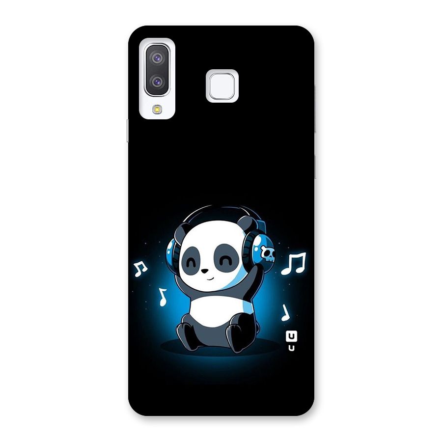 Adorable Panda Enjoying Music Back Case for Galaxy A8 Star
