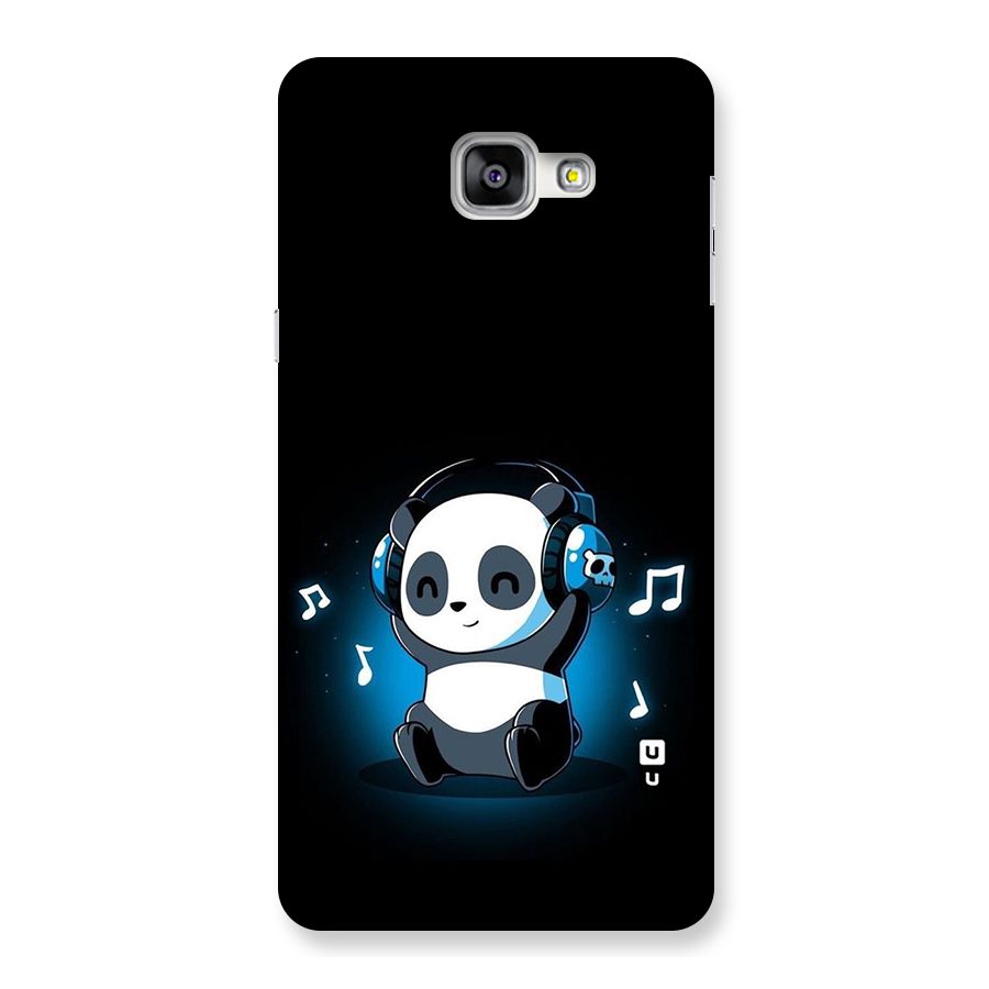 Adorable Panda Enjoying Music Back Case for Galaxy A9