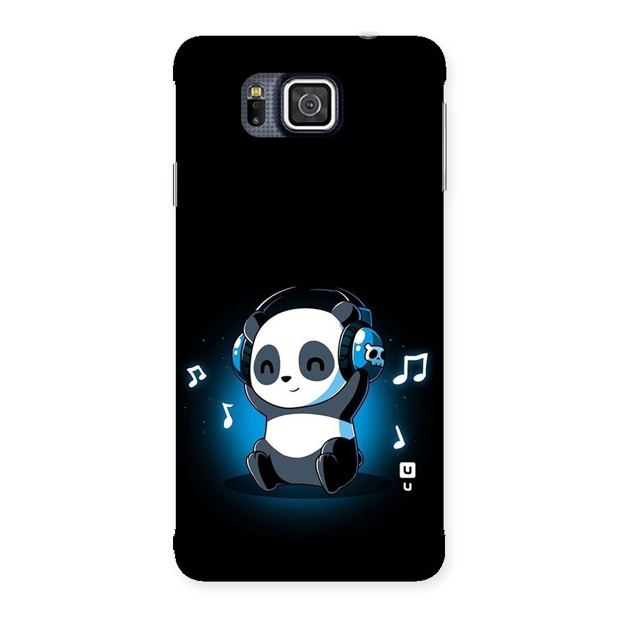 Adorable Panda Enjoying Music Back Case for Galaxy Alpha