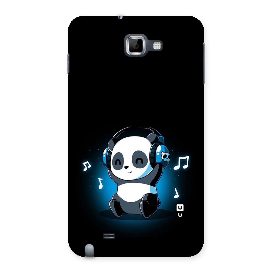 Adorable Panda Enjoying Music Back Case for Galaxy Note