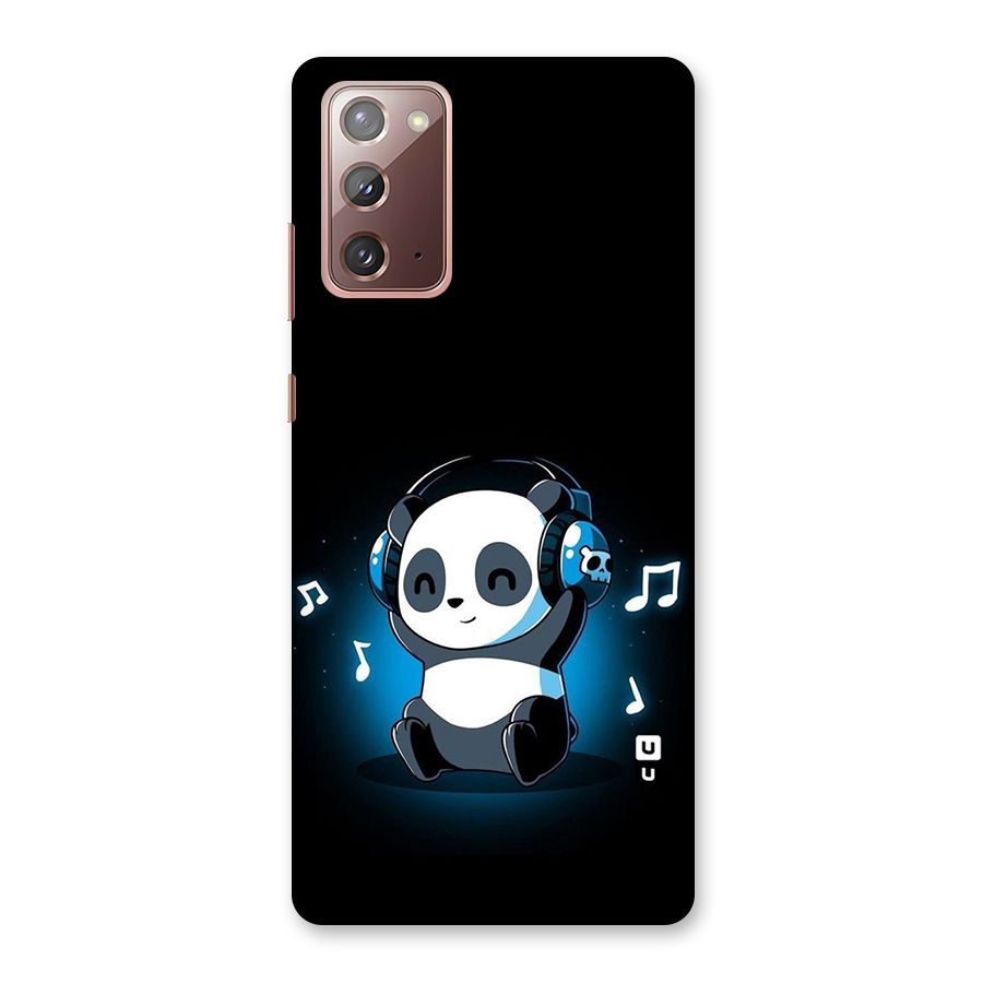 Adorable Panda Enjoying Music Back Case for Galaxy Note 20