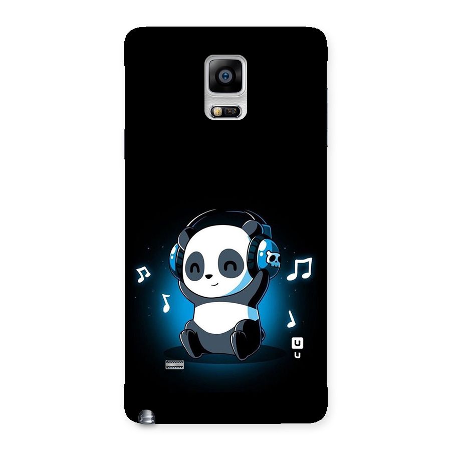 Adorable Panda Enjoying Music Back Case for Galaxy Note 4