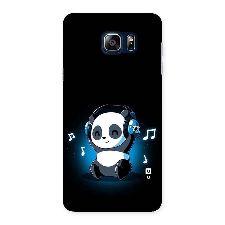 Adorable Panda Enjoying Music Back Case for Galaxy Note 5