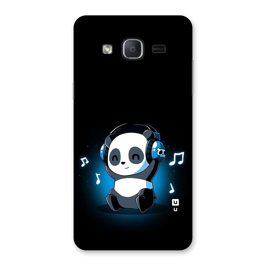 Adorable Panda Enjoying Music Back Case for Galaxy On7 2015