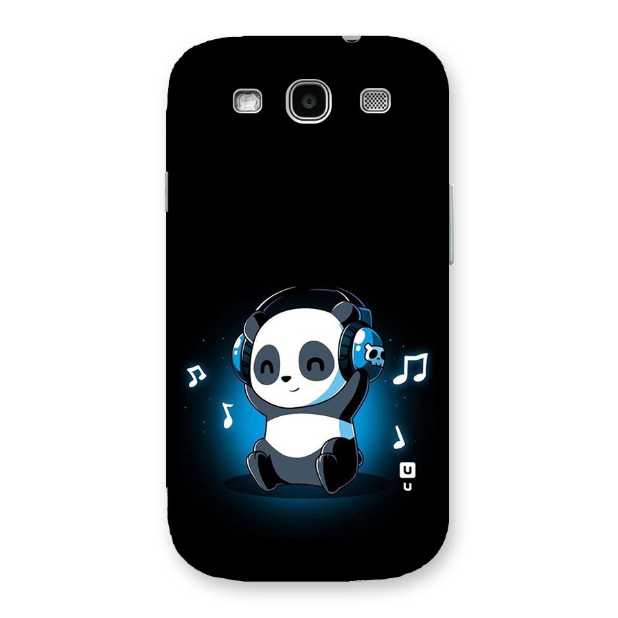 Adorable Panda Enjoying Music Back Case for Galaxy S3 Neo
