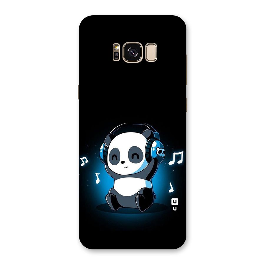 Adorable Panda Enjoying Music Back Case for Galaxy S8 Plus