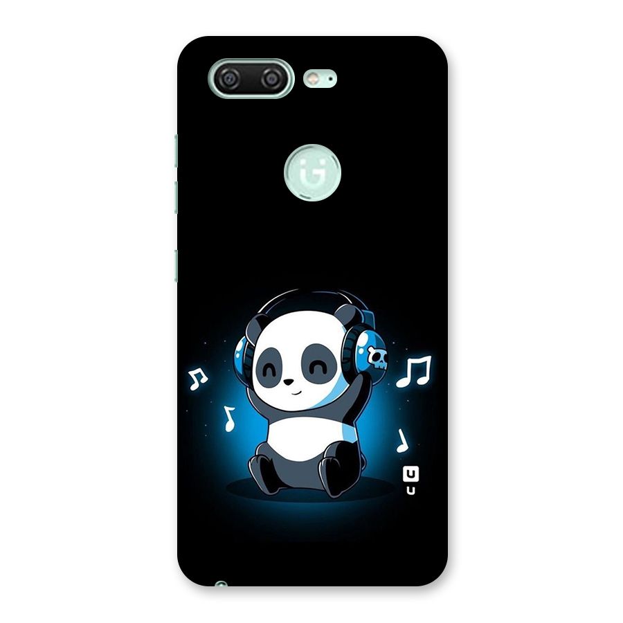 Adorable Panda Enjoying Music Back Case for Gionee S10
