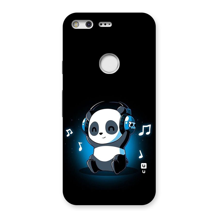 Adorable Panda Enjoying Music Back Case for Google Pixel