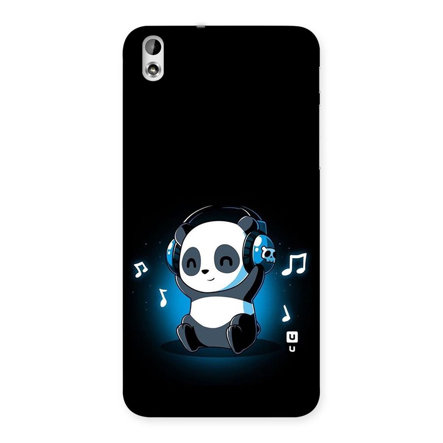 Adorable Panda Enjoying Music Back Case for HTC Desire 816g