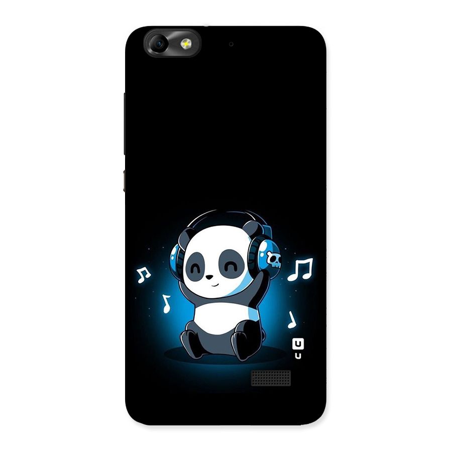 Adorable Panda Enjoying Music Back Case for Honor 4C