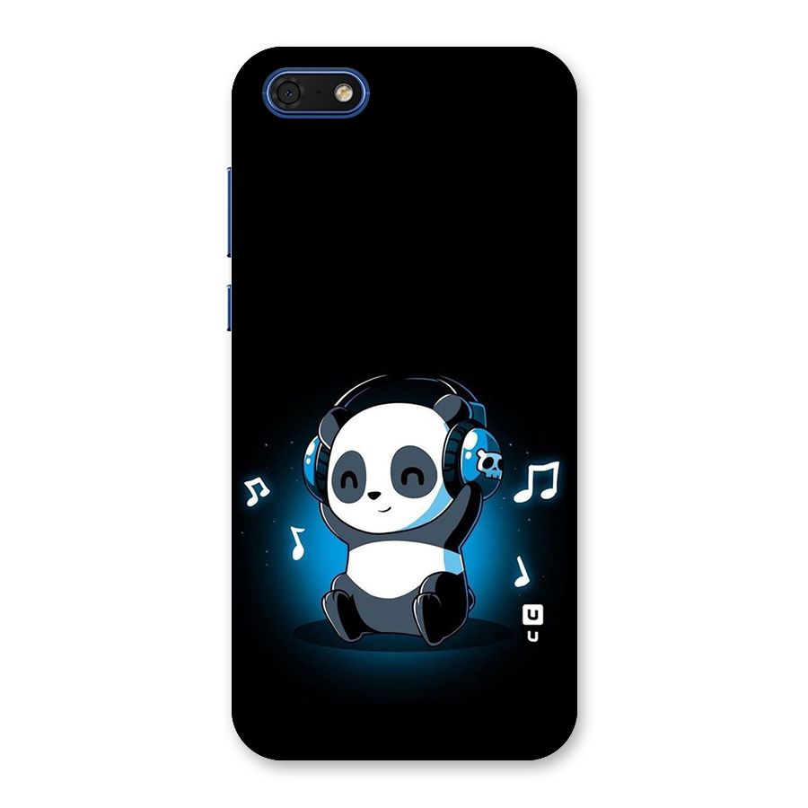 Adorable Panda Enjoying Music Back Case for Honor 7s