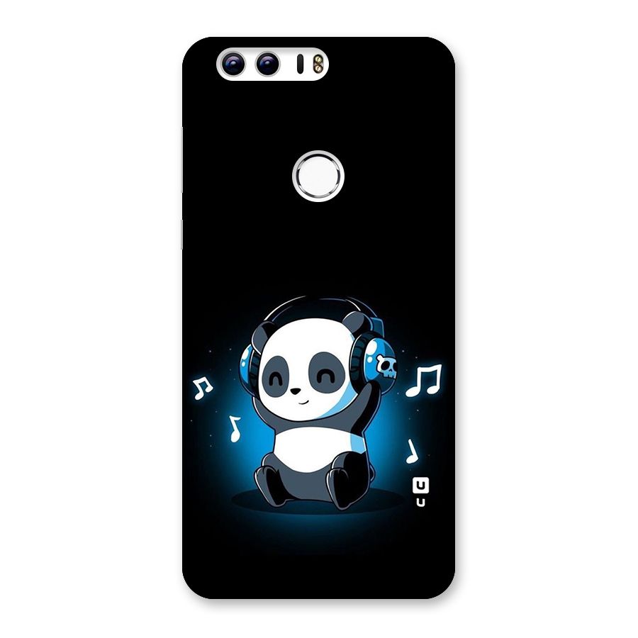 Adorable Panda Enjoying Music Back Case for Honor 8
