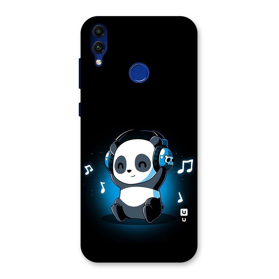 Adorable Panda Enjoying Music Back Case for Honor 8C