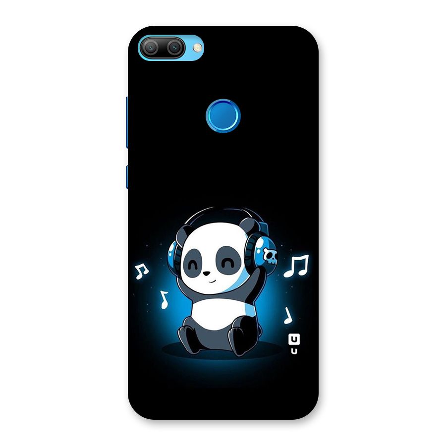 Adorable Panda Enjoying Music Back Case for Honor 9N