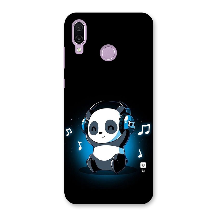 Adorable Panda Enjoying Music Back Case for Honor Play
