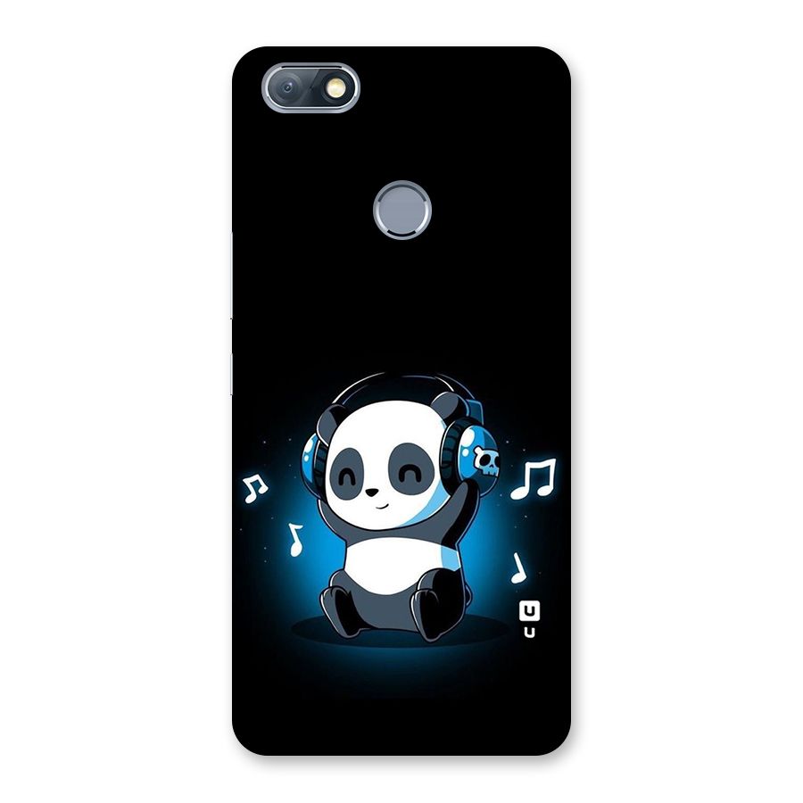 Adorable Panda Enjoying Music Back Case for Infinix Note 5
